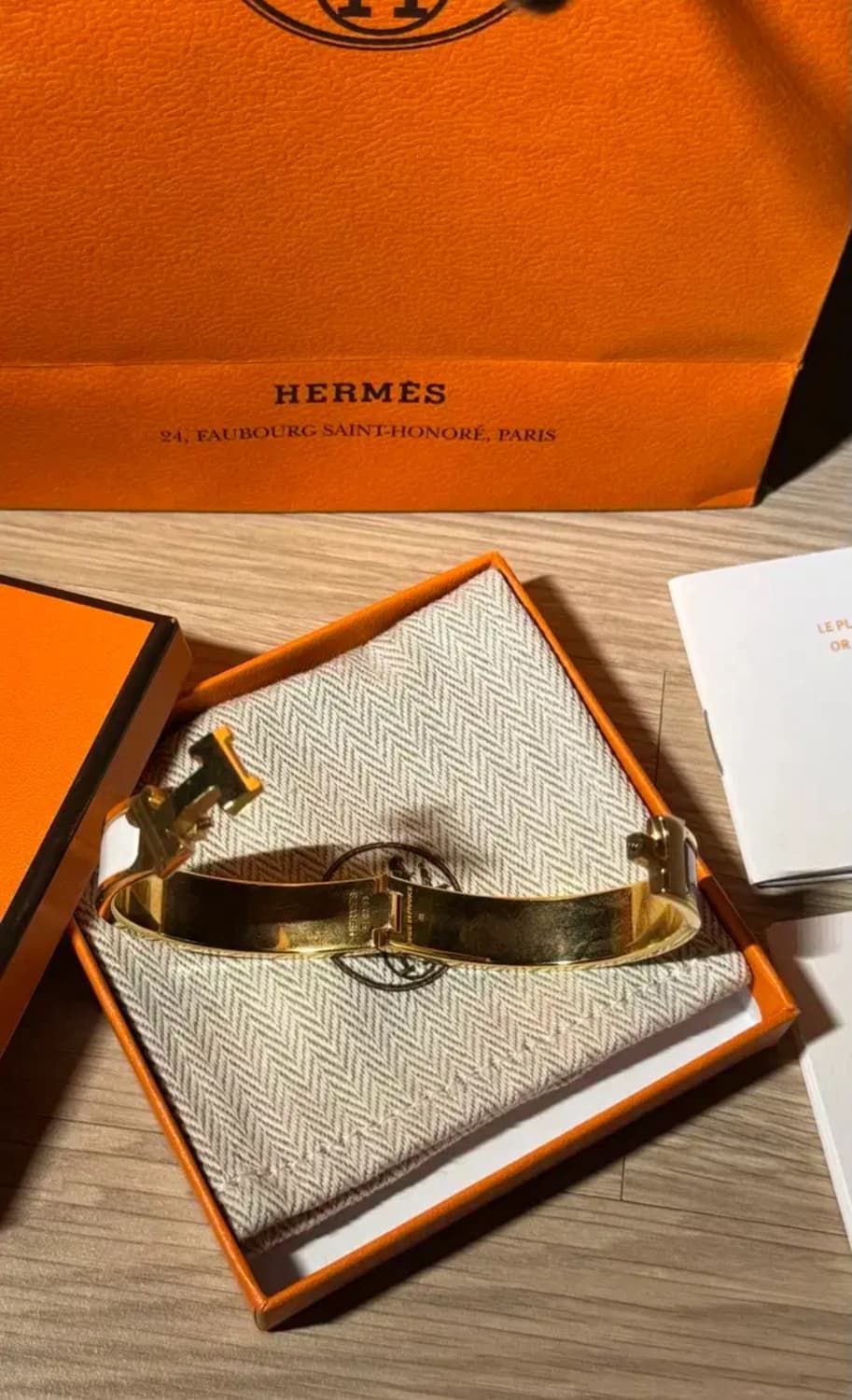 에르메스 클릭아슈 브레이슬릿 골드 팔찌 상품이미지3