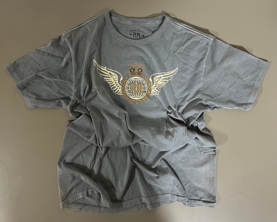 RRL 가먼트다이 티셔츠 상품이미지1