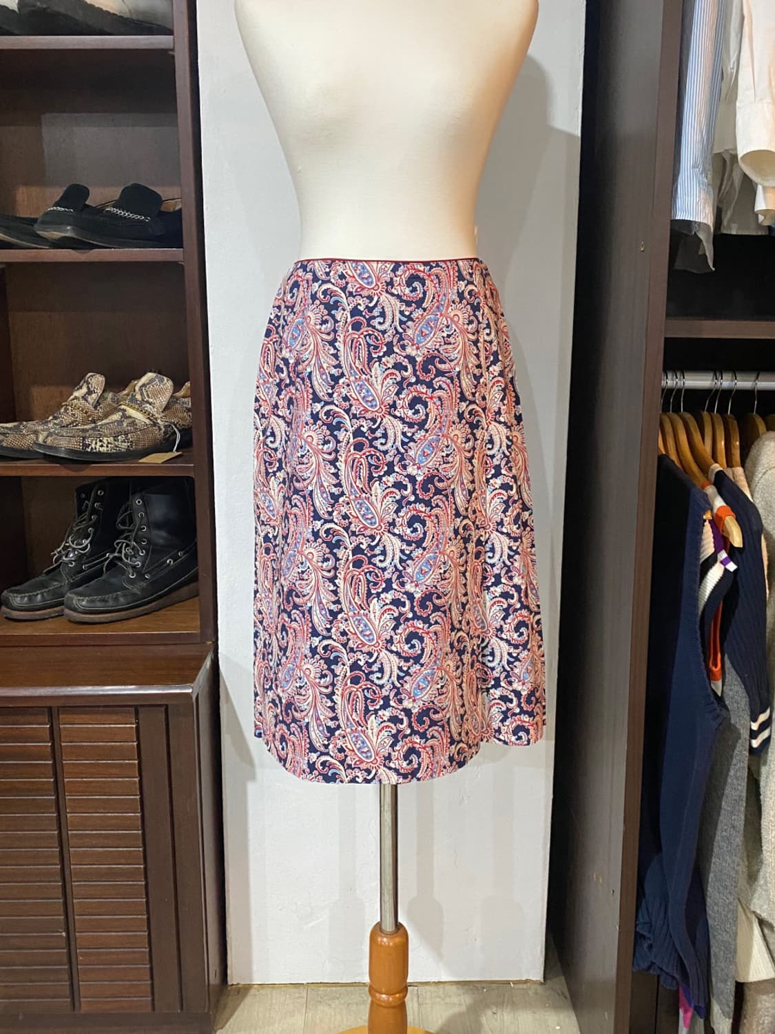 PAUL STUART paisley skirt 폴 스튜어트 페이즐리 치마 상품이미지8