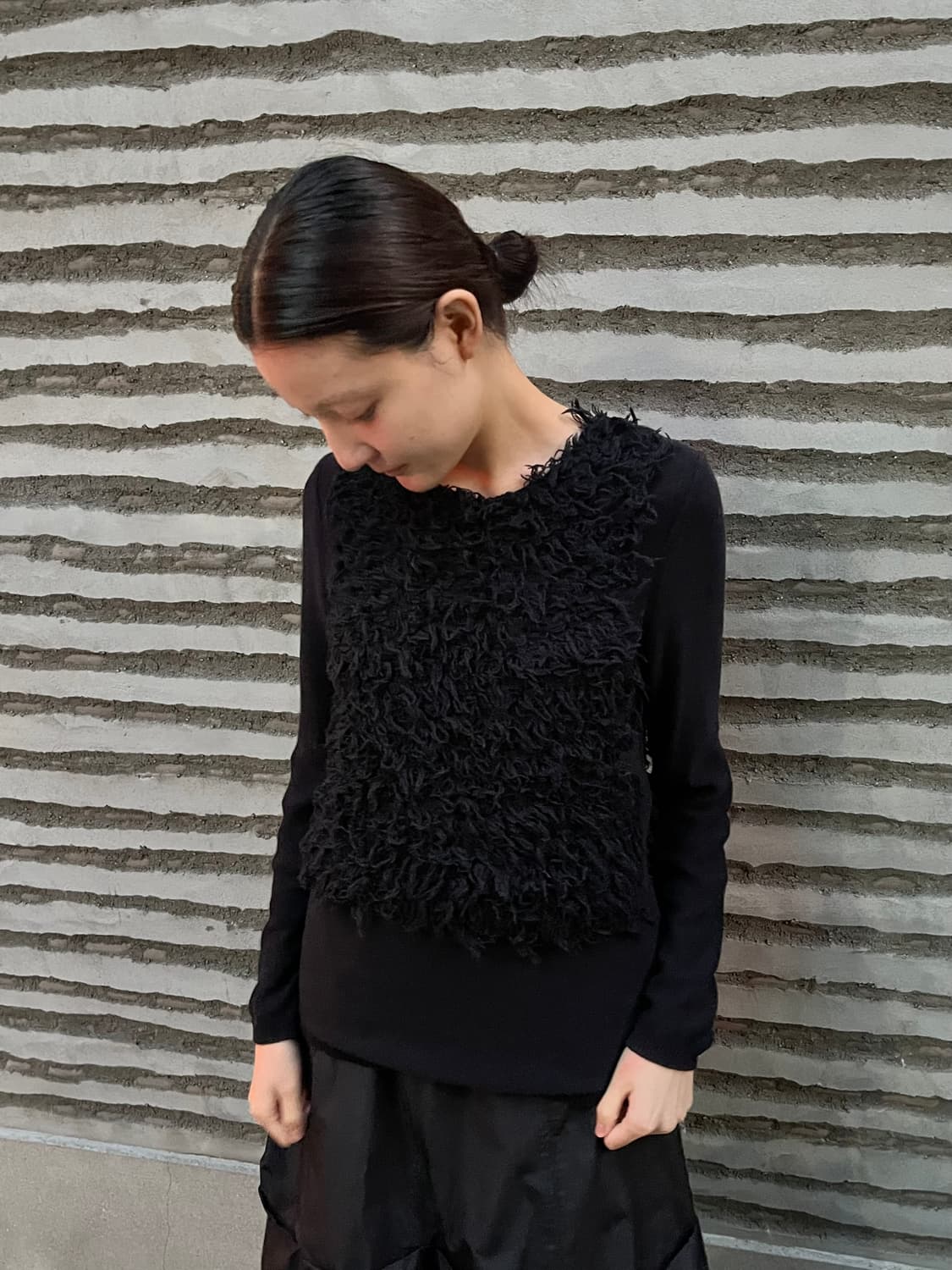 꼼데가르송 퍼 니트 상품이미지1