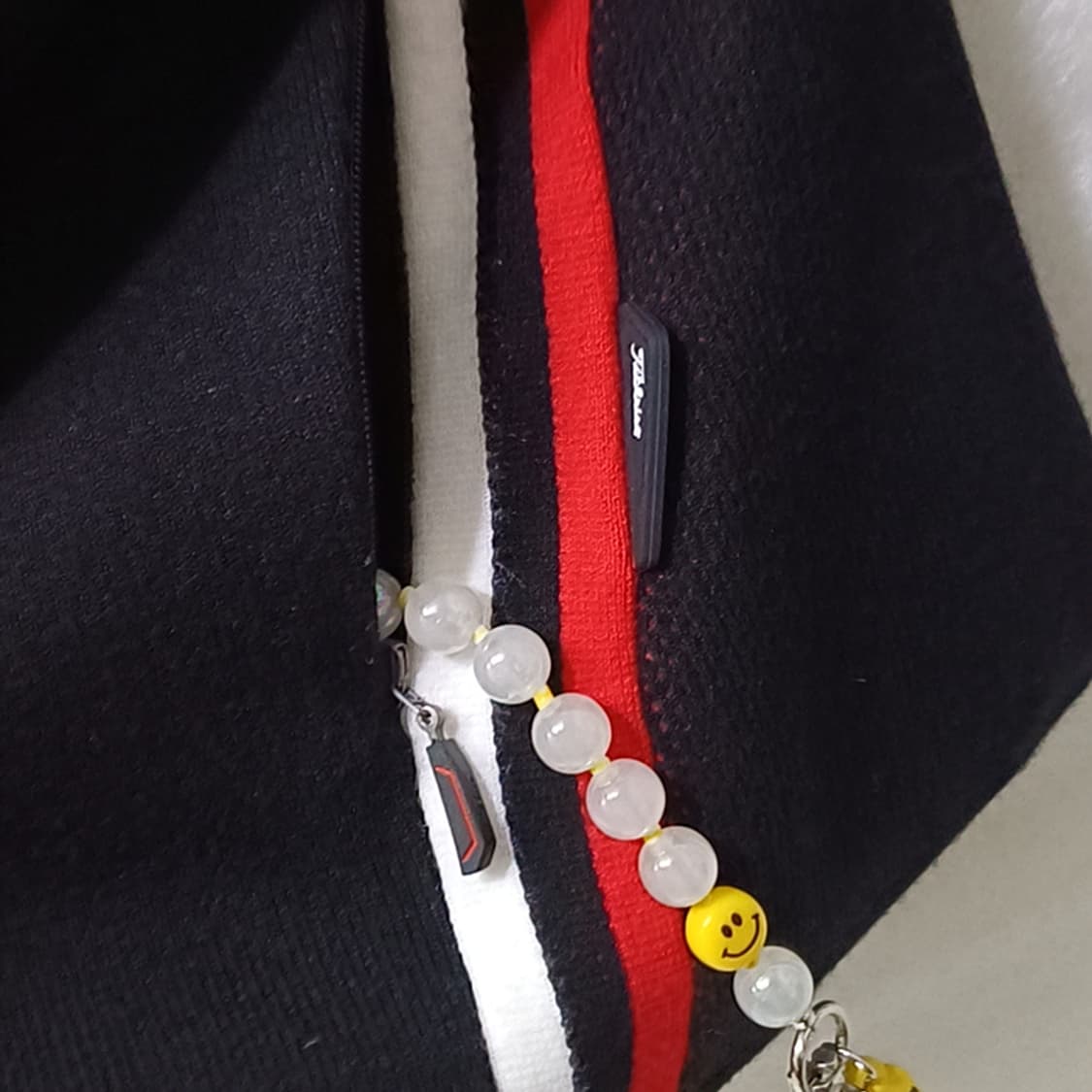 타이틀리스트 골프 봄 간절기 집업 니트 자켓 여성 S 블랙 사랑봉봉 상품이미지6