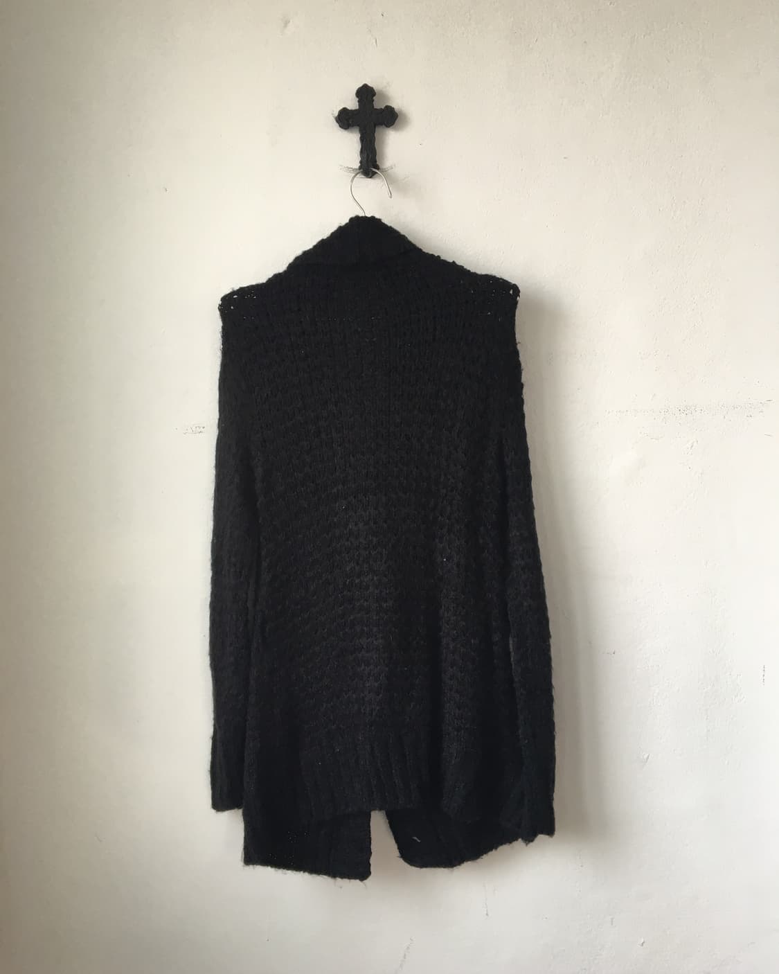 Cable pattern knit cardigan 상품이미지3