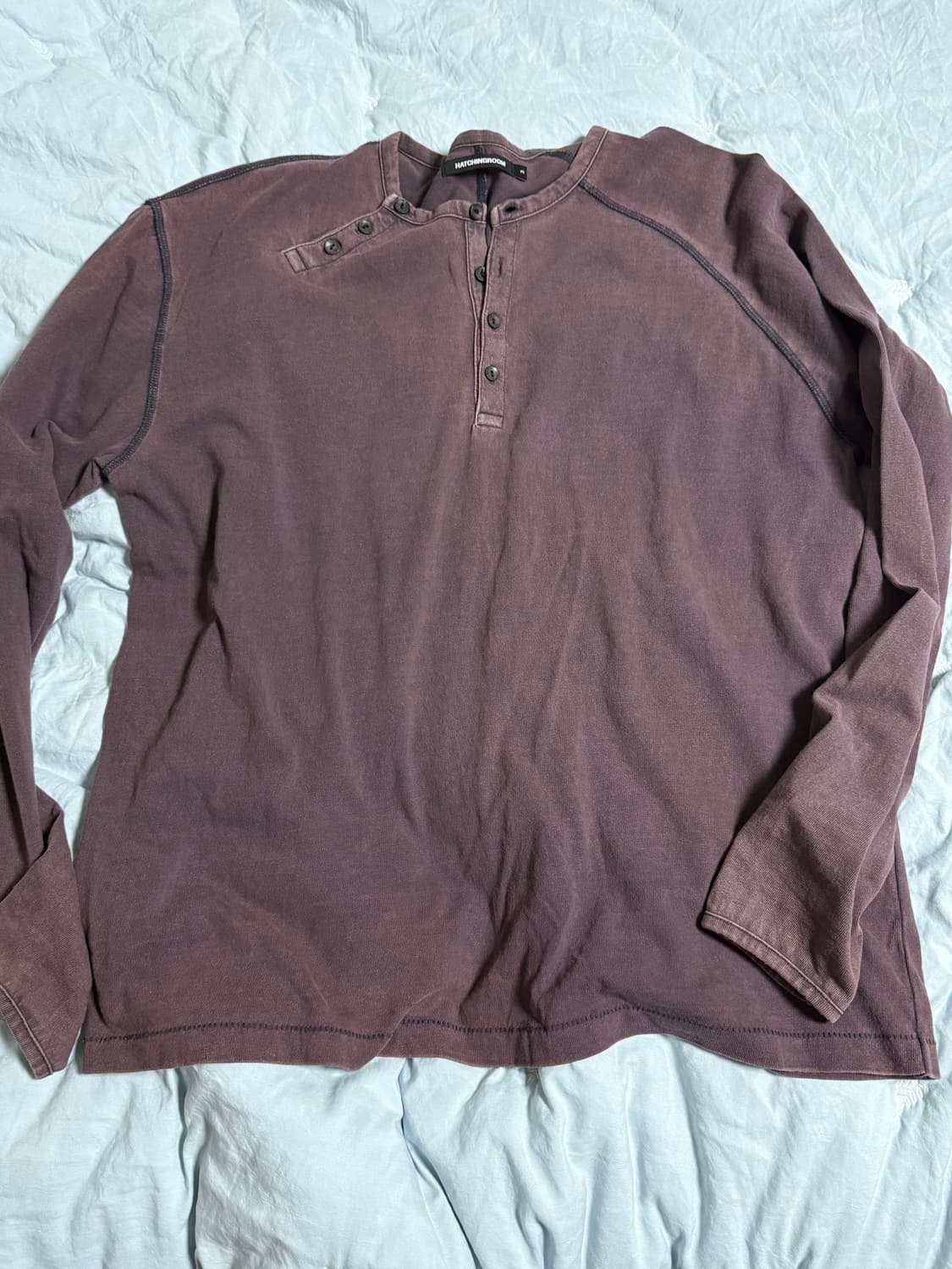 해칭룸 헨리넥 블루차콜 3사이즈(M) 상품이미지1