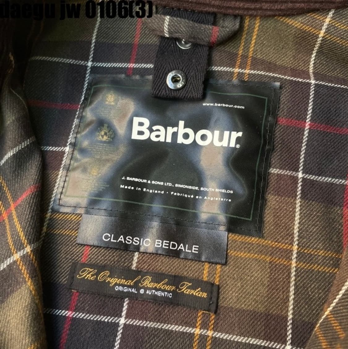 바버 왁스 자켓 상품이미지3