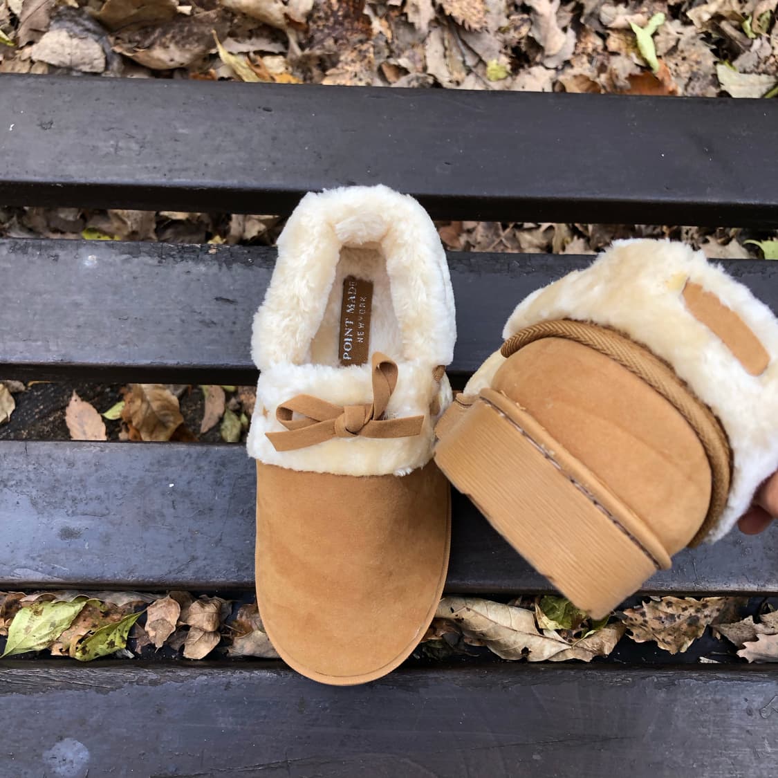 베이지 리본 퍼 어그 📝  상품이미지3