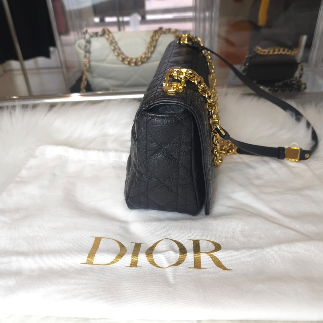 [정품/중고] 디올 까로 미디엄 백 상품이미지6