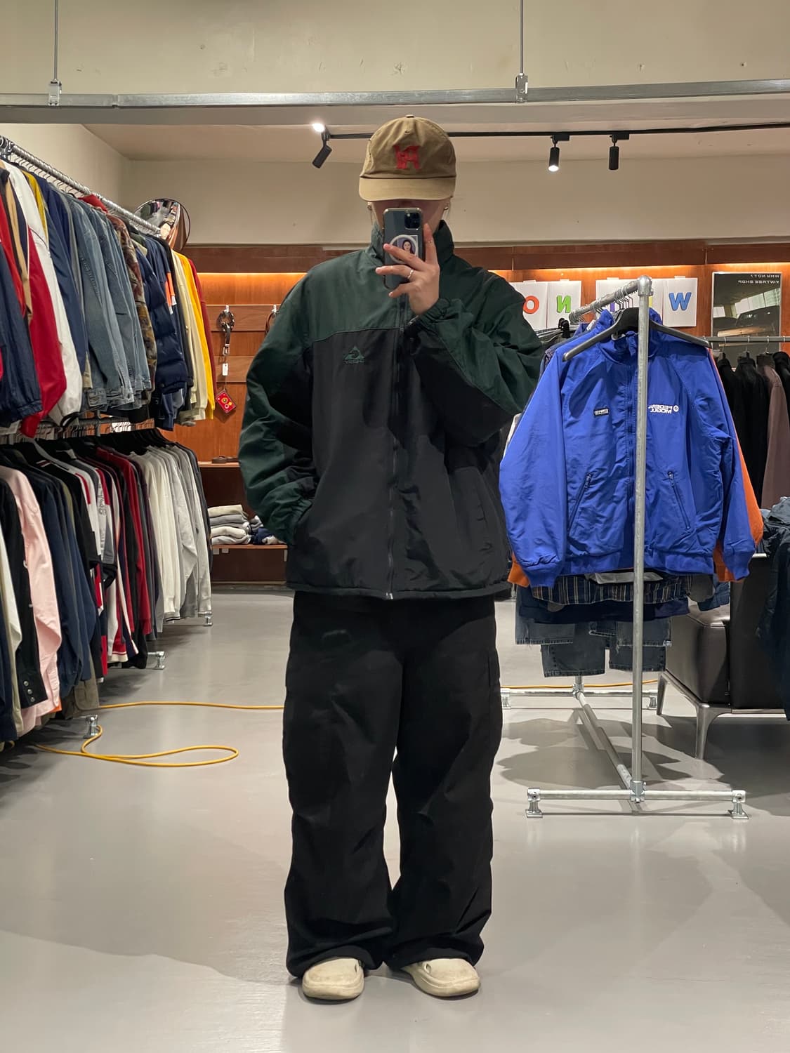 빈티지 리버시블 플리스 바람막이 자켓  상품이미지3