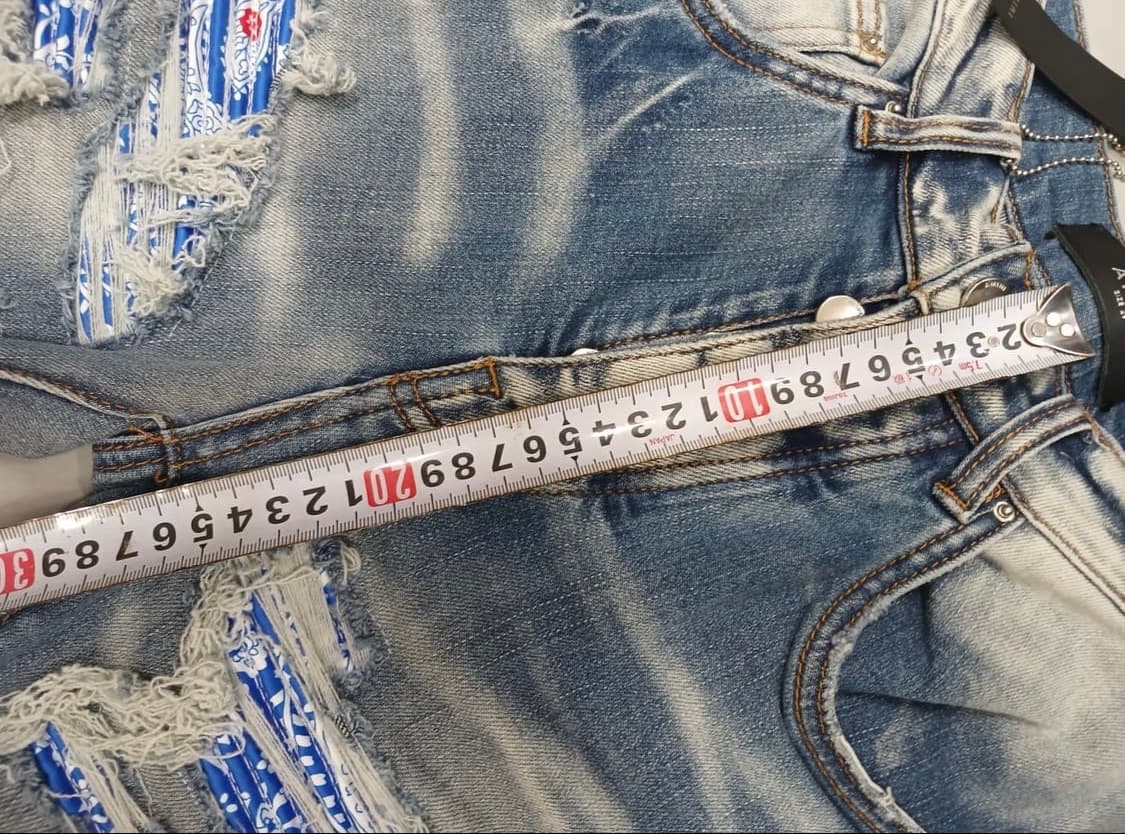 아미리 블루 반다나 디스 진 청바지 29 상품이미지3