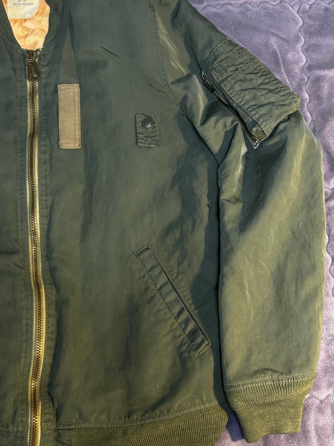 Remi Relief레미릴리프 봄버 자켓 L 상품이미지3