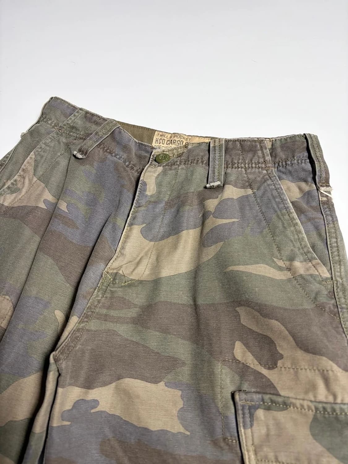 Selected 00's 카모플라쥬 코튼 카고 반바지 R1952 상품이미지2