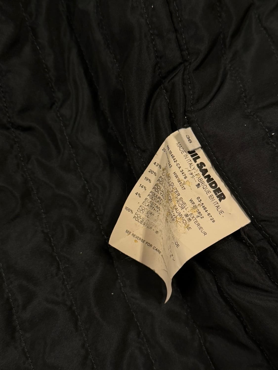 질샌더 후드 패딩 코트 55~66 상품이미지10