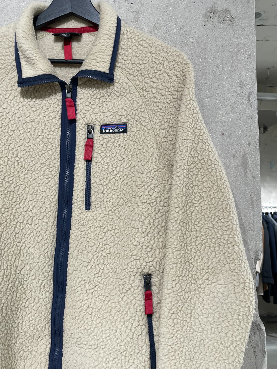 파타고니아 베이지 레트로 파일 펠리칸 플리스 상품이미지3