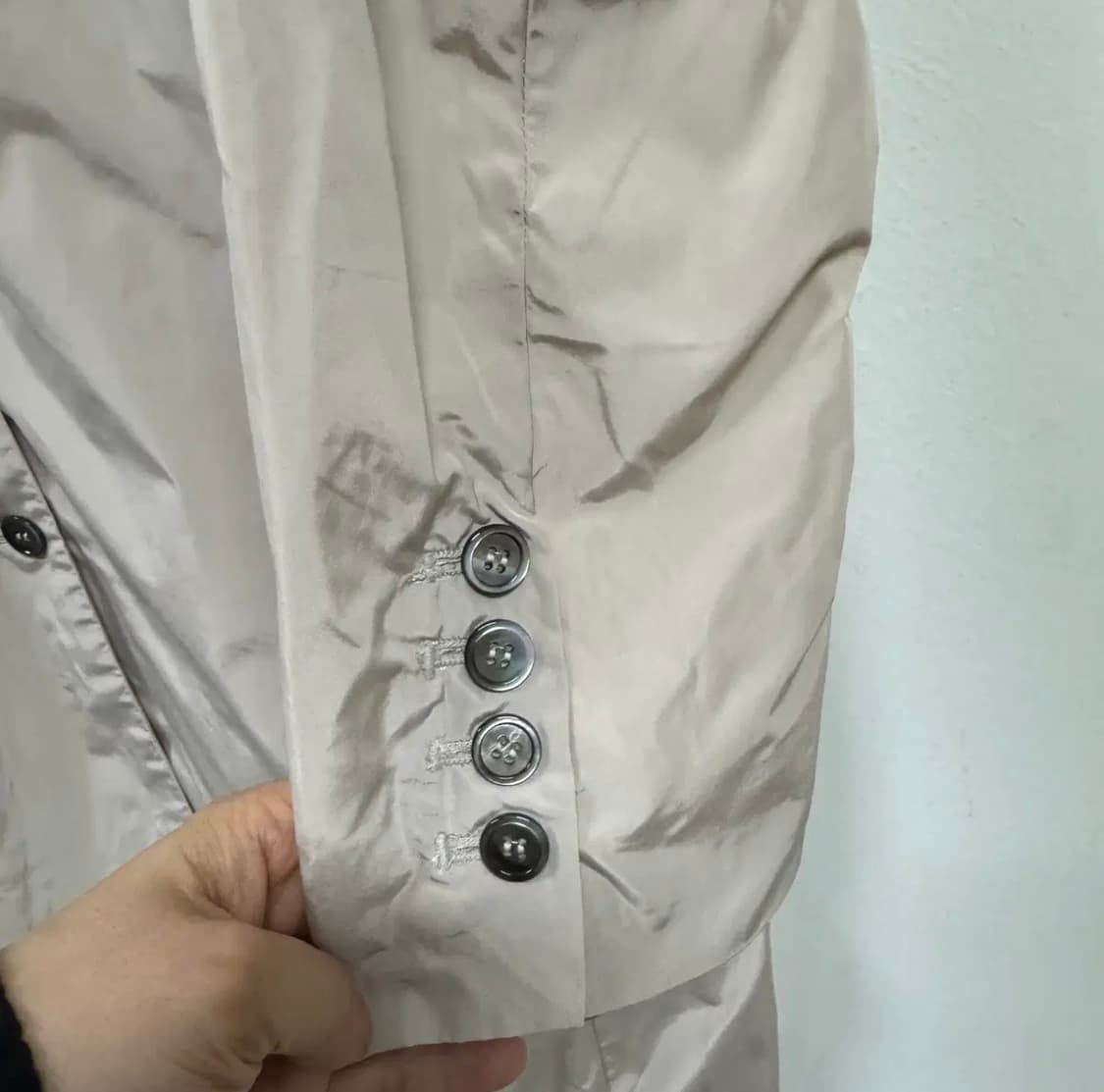 Theyskens' Theory 베이지 롱 코트 XL 상품이미지6