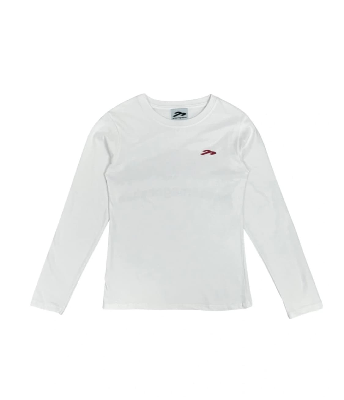 탄산마그네슘 롱슬리브(화이트/레드) 상품이미지2