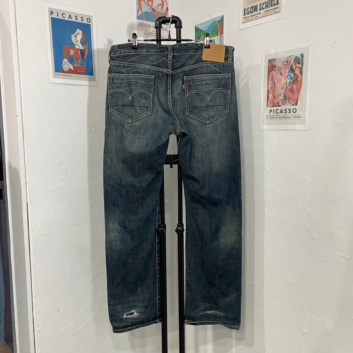 리바이스 오버사이즈 워싱 데님 팬츠 상품이미지3