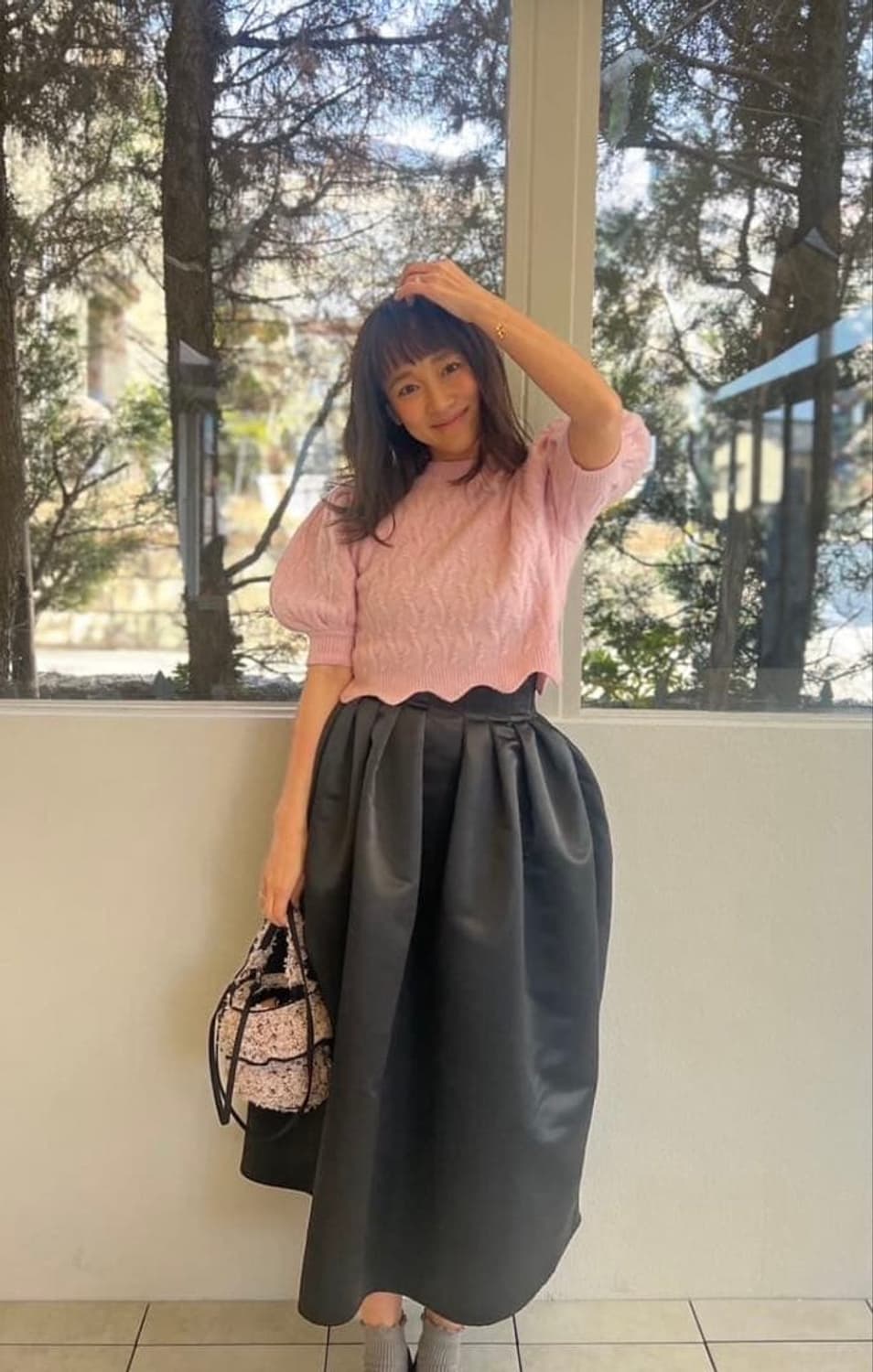 로지몬스터 하이웨스트 새틴 벌룬스커트 상품이미지2