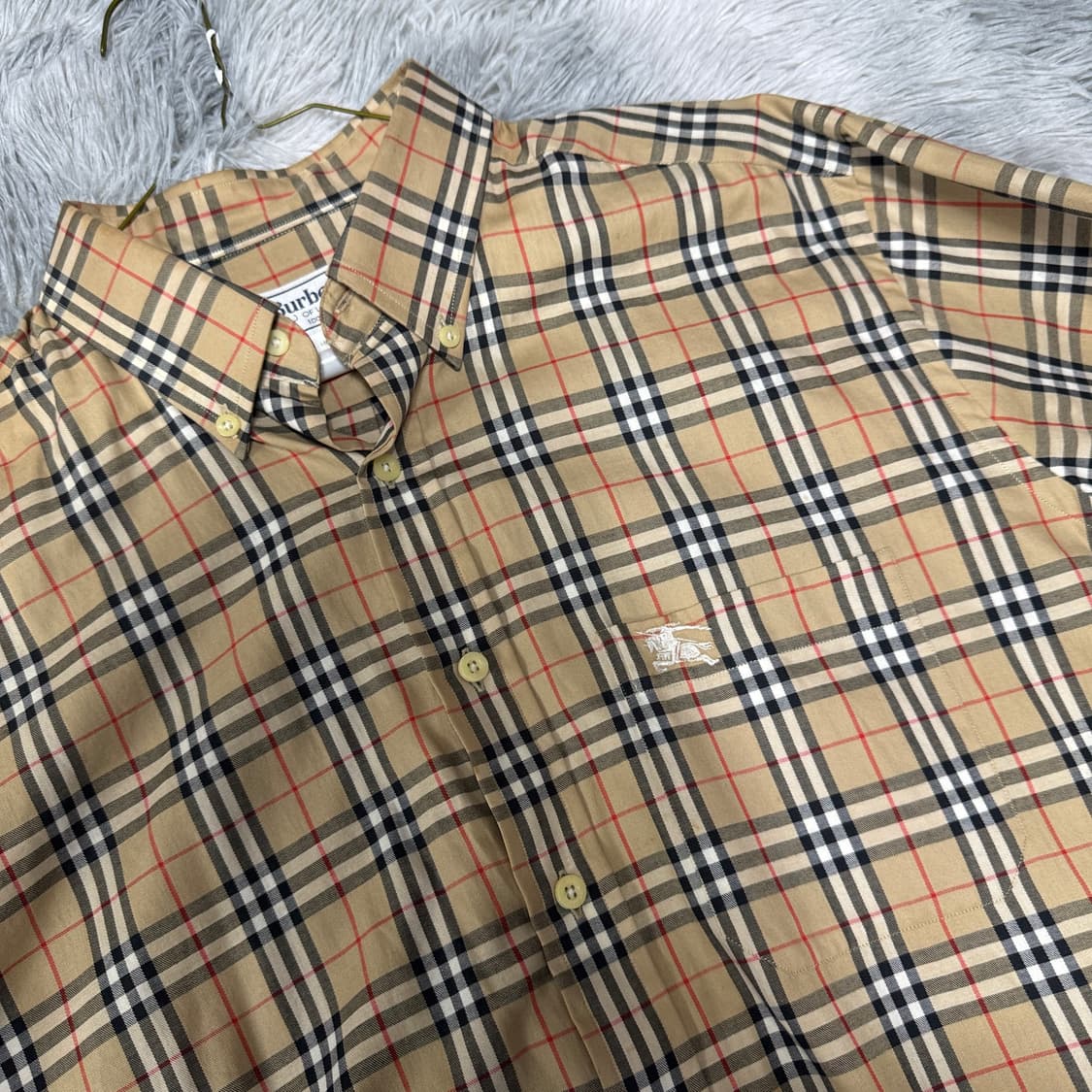 버버리 체크남방 정품  41L사이즈 상품이미지2