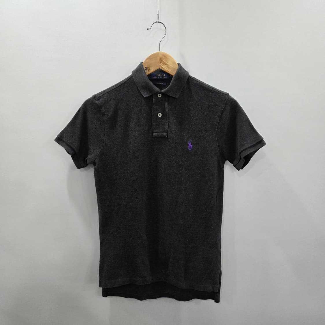 폴로랄프로렌 우먼 피케 카라티 딥그레이 XS 상품이미지1