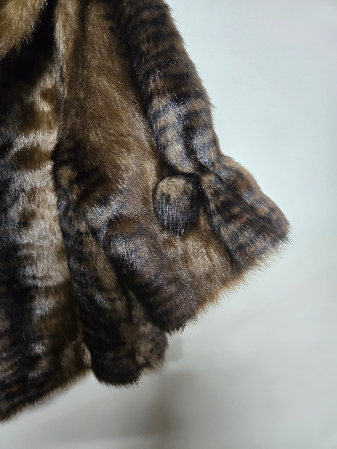 J D American  Black Jacket 밍크  코트 브라운 L 상품이미지6