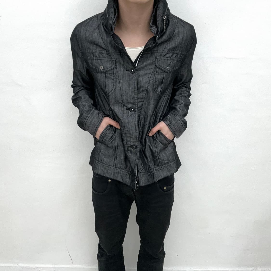 grey noise pattern Bono shirts 상품이미지1