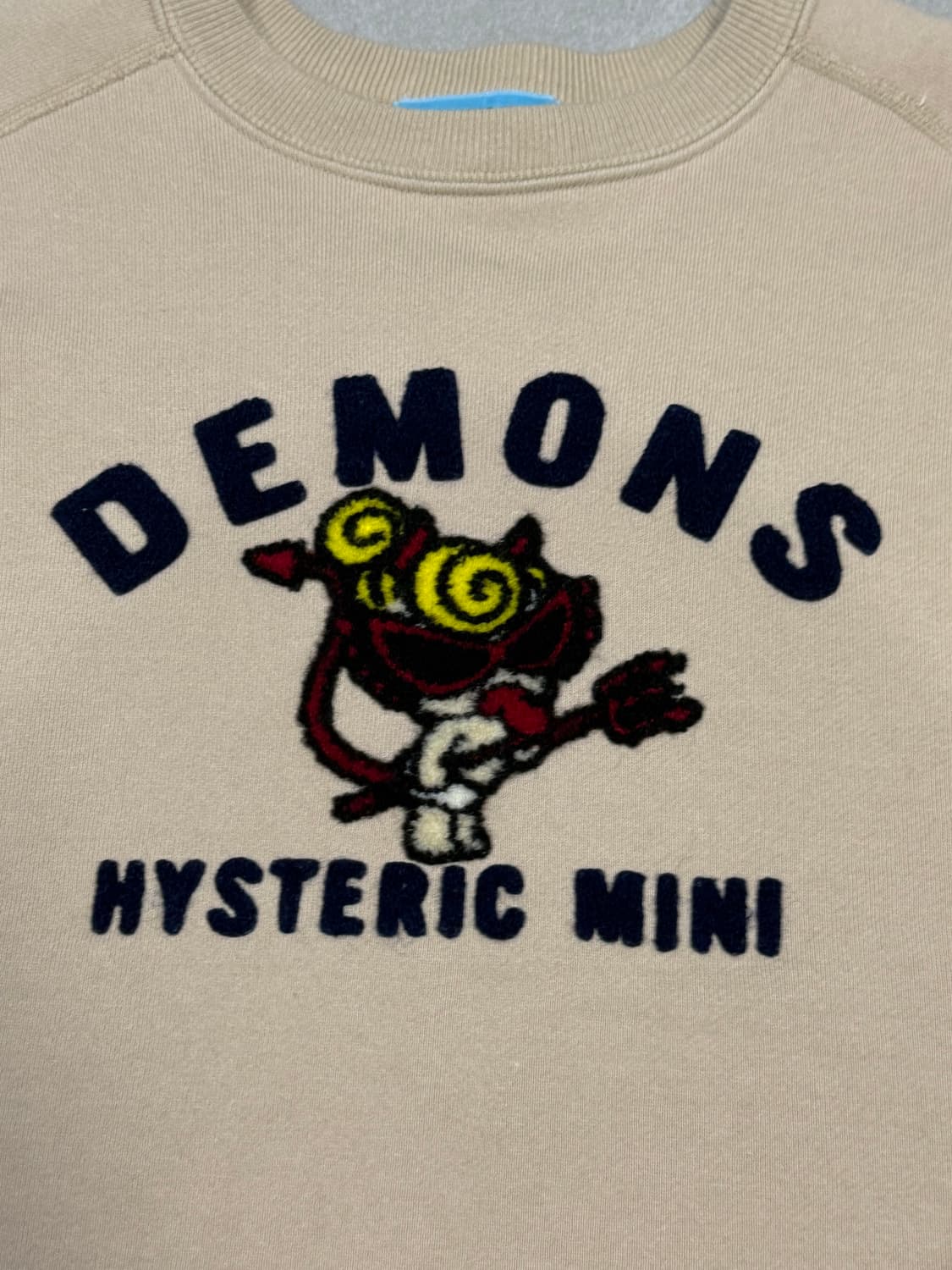 히스테릭 글래머 아카이브 악마 히스테릭 베이비 패치 맨투맨 스웨터 상품이미지2