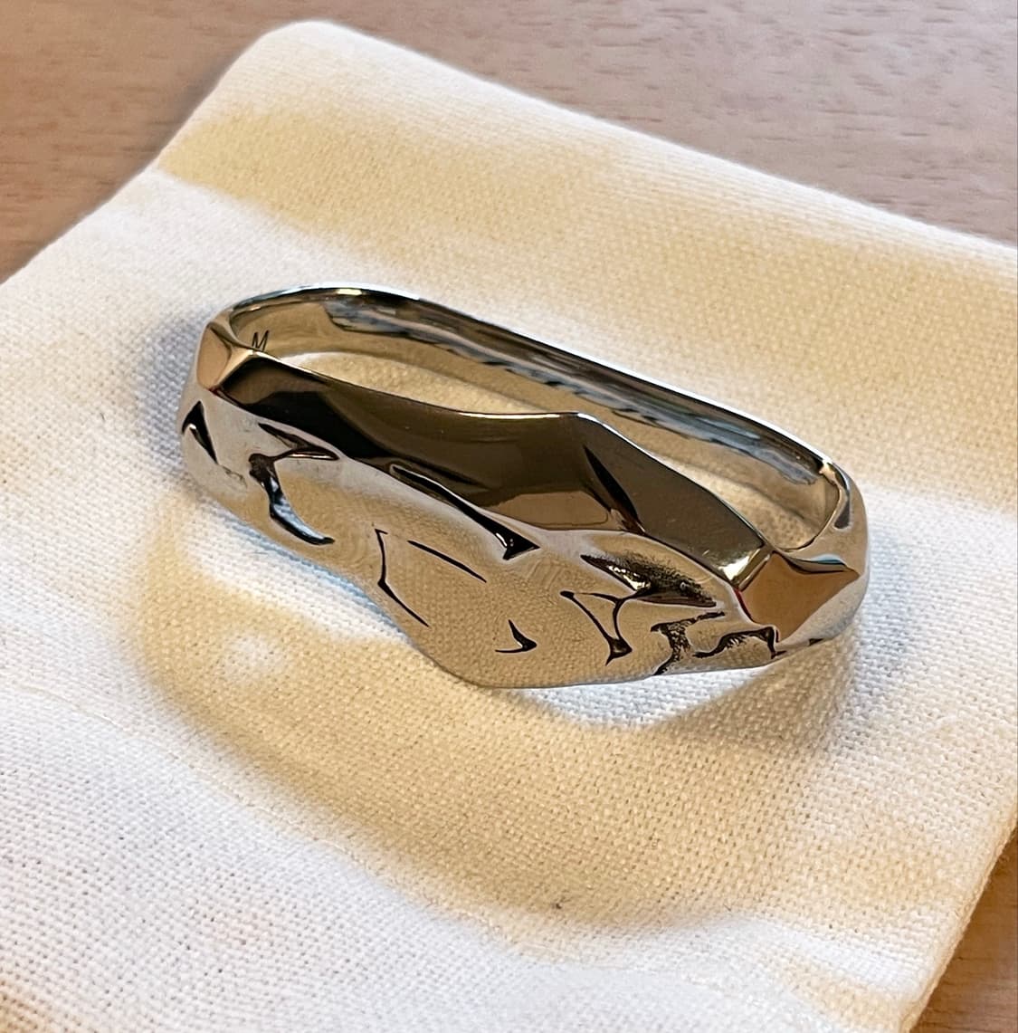 알렉산더 맥퀸 Crushed 더블 링 상품이미지3