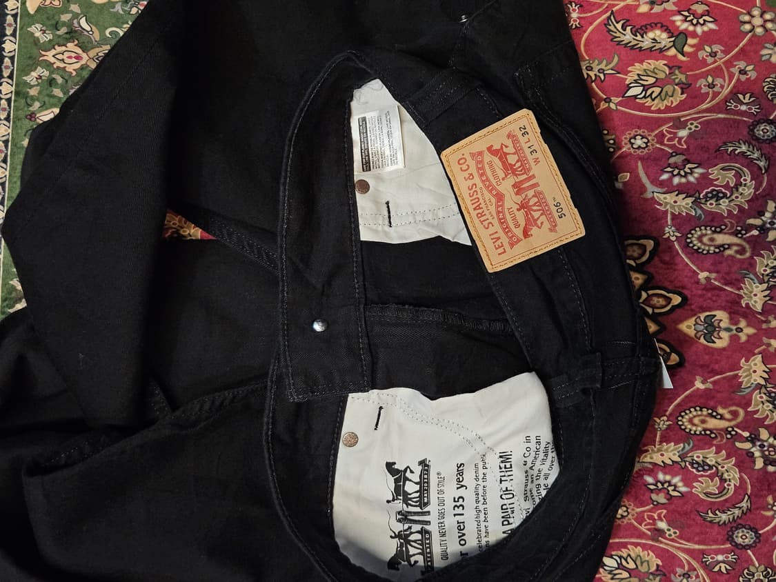 Levi’s 505 Black Denim Pants 상품이미지5