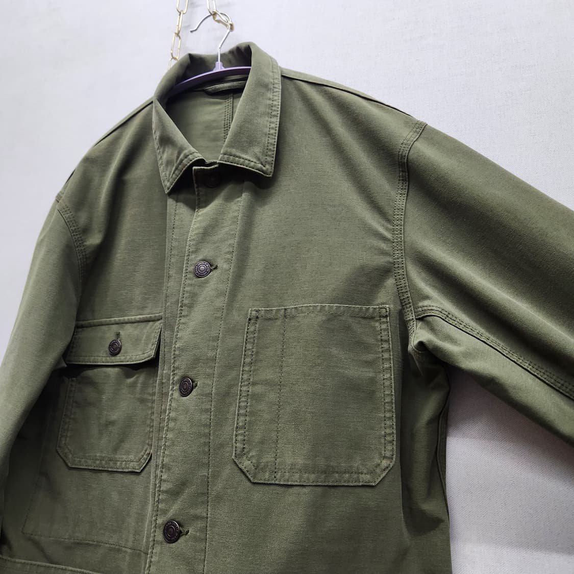 유니클로 유틸리티 밀리터리 자켓 M(L) 상품이미지3