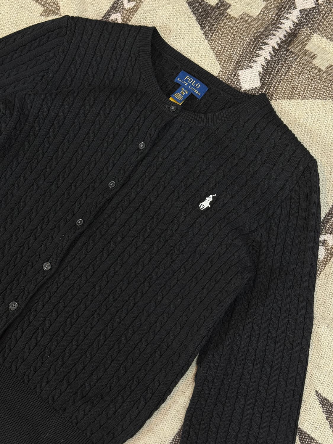 폴로 랄프로렌 꽈배기 니트 가디건 상품이미지5