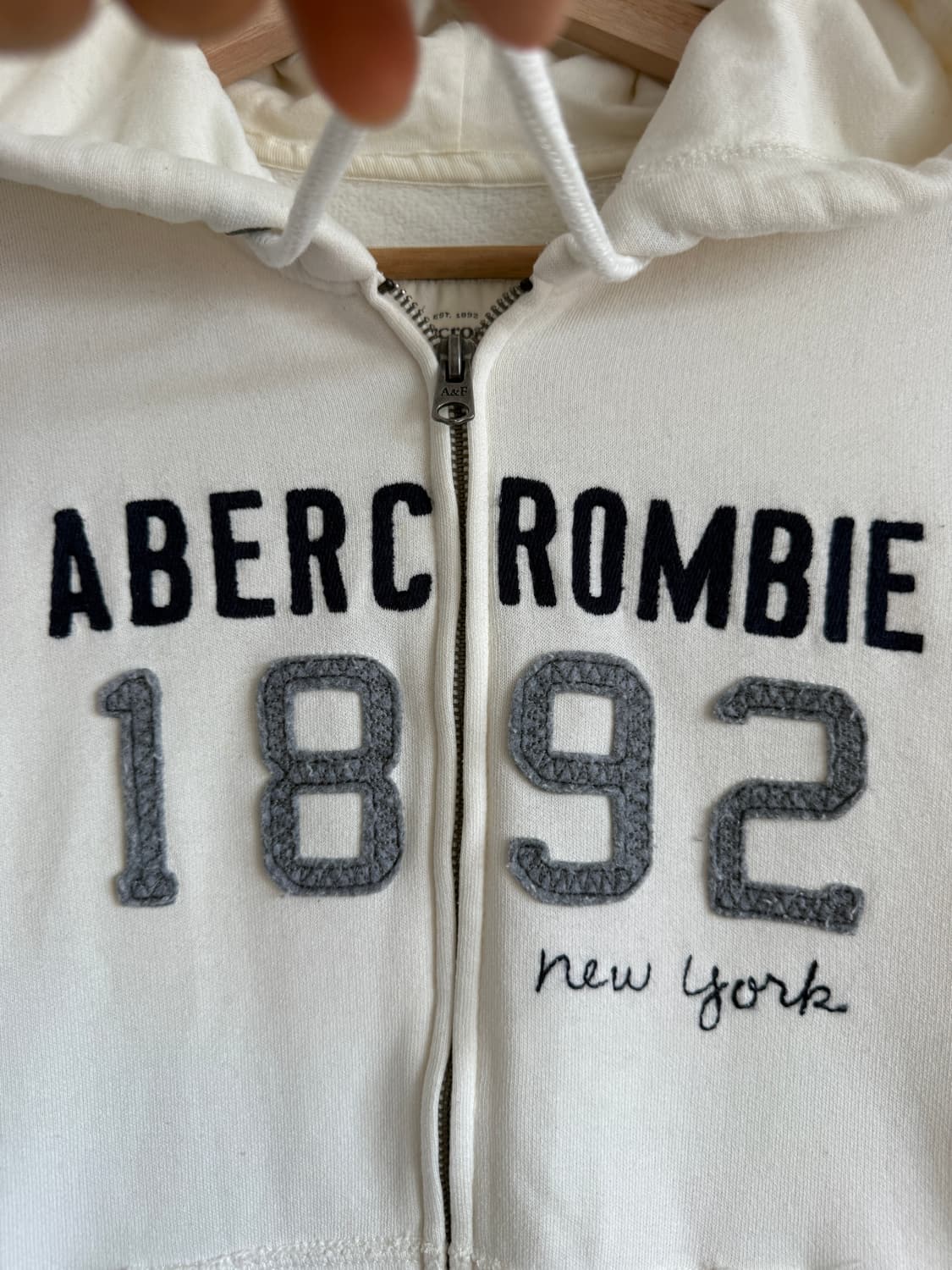 아베크롬비(bercrombie & Fitch) 후드집업(얼룩 확인) 상품이미지3