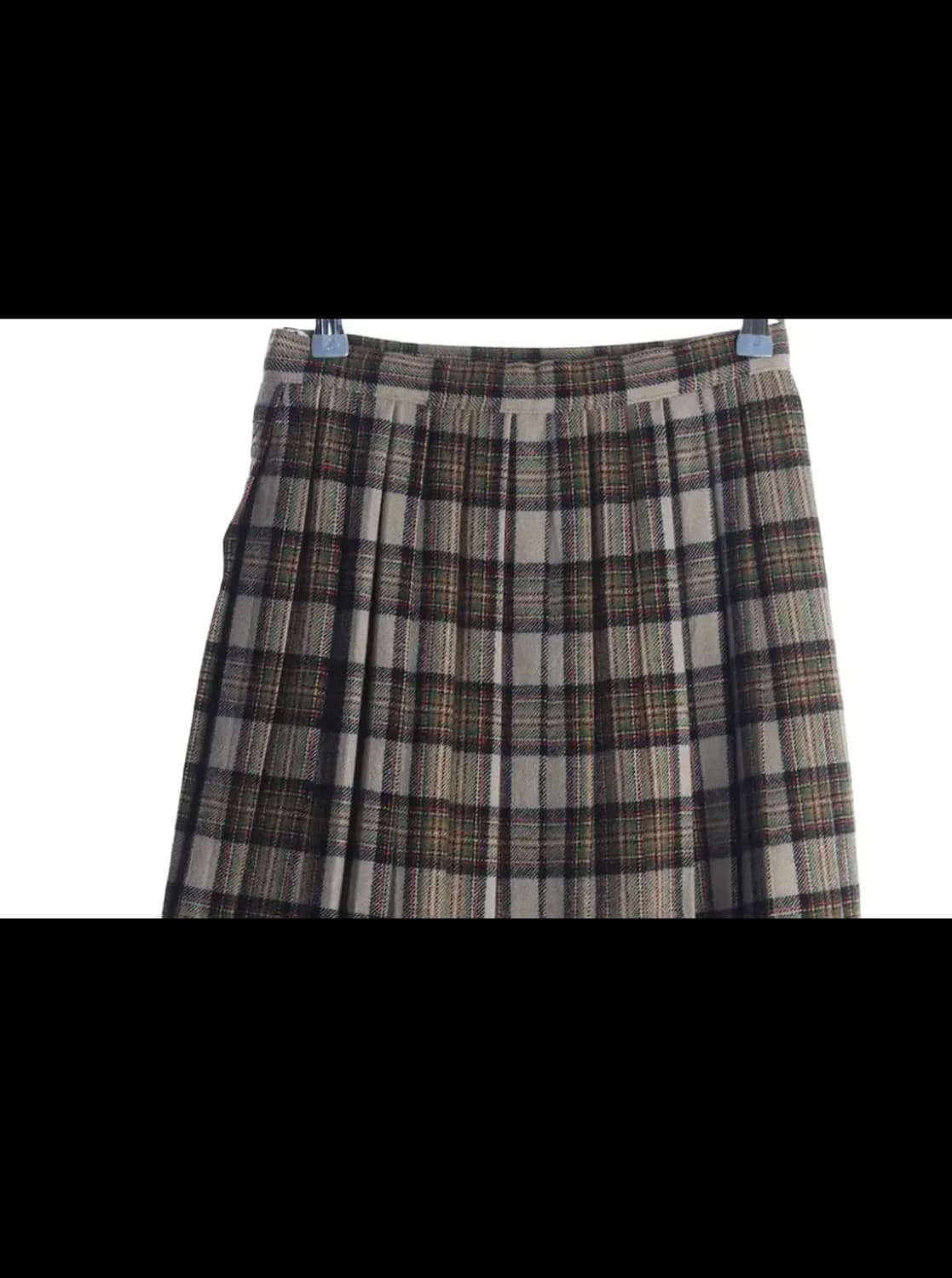JPN 울 체크 스커트(빈티지) 상품이미지2