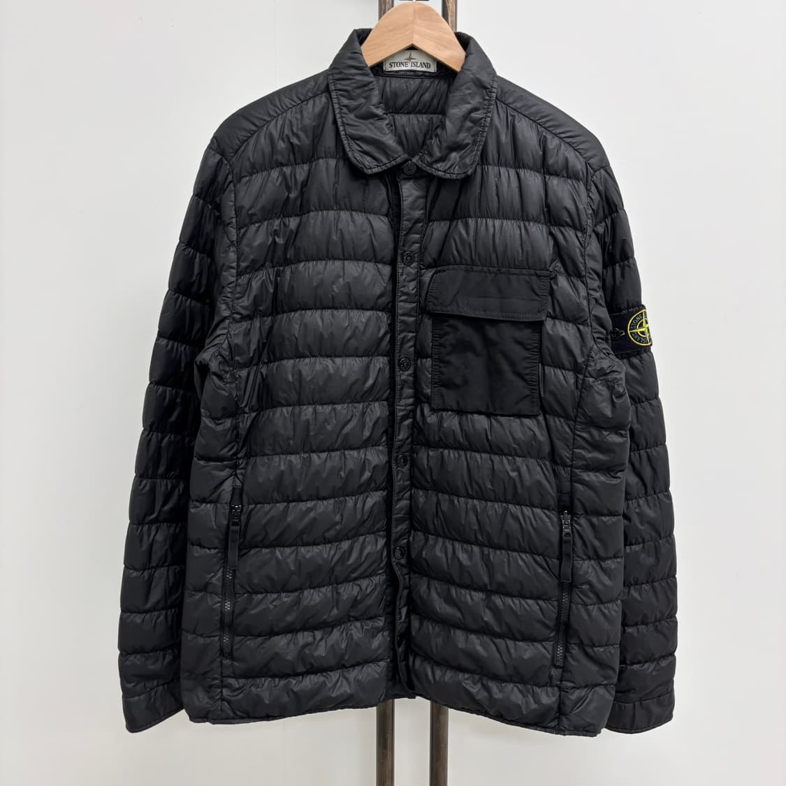 [XL]스톤아일랜드 마이크로얀 셔츠 패딩 상품이미지1