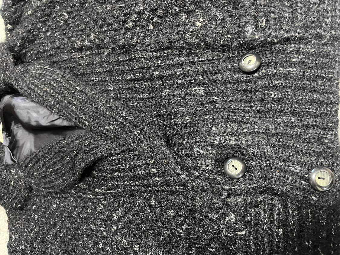 부클 더블 버튼 가디건 점퍼 상품이미지2