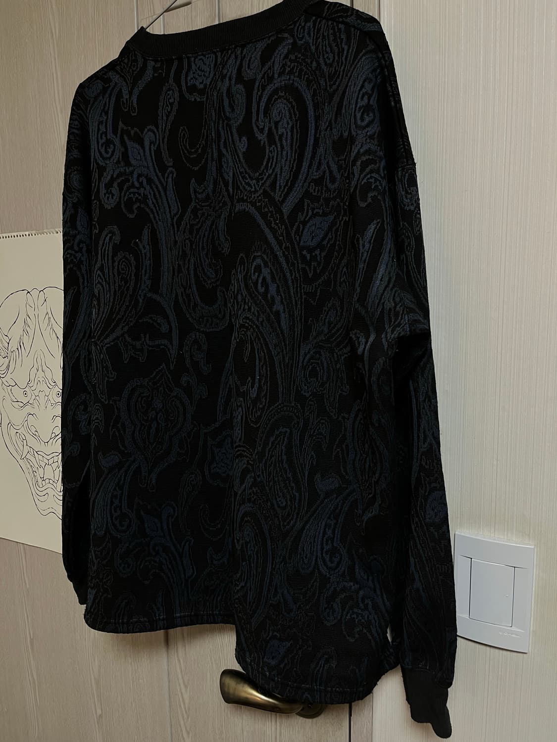 페이즐리 패턴 롱슬리브 상품이미지2