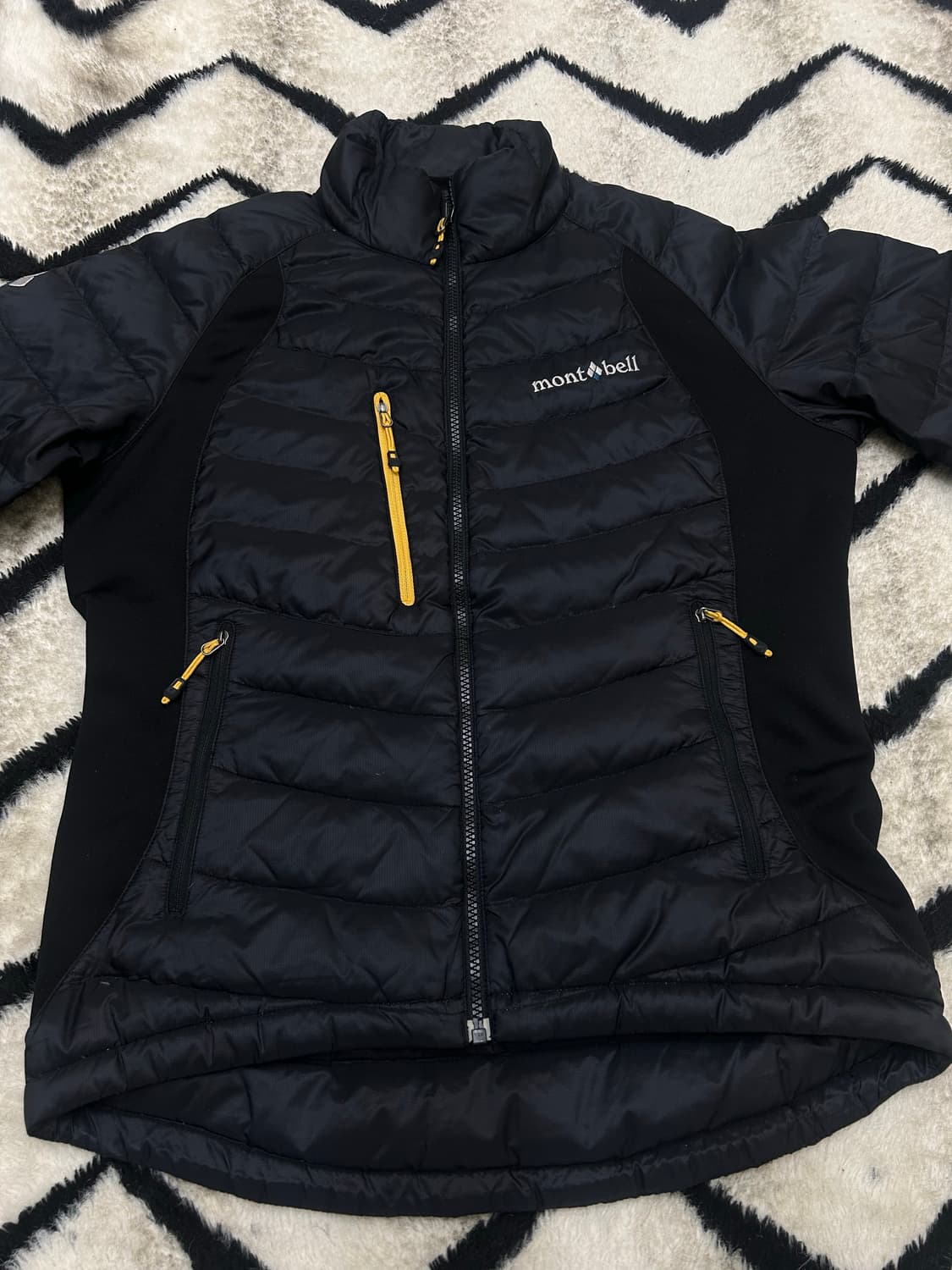 [M]몽벨 고프코어 경량 구스 후드 자켓/블랙 상품이미지3