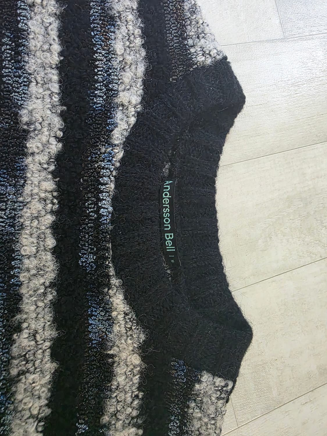 앤더슨벨 튀니지 니트 베스트 M 상품이미지2