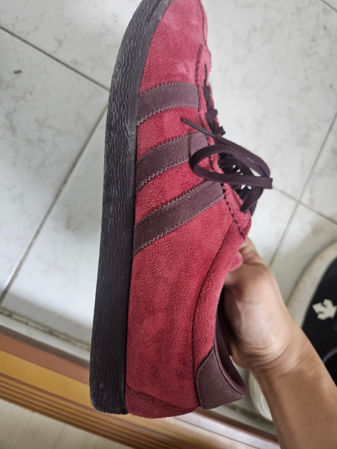 아디다스 토바코 그루엔 버건디 280 박스O 상품이미지4