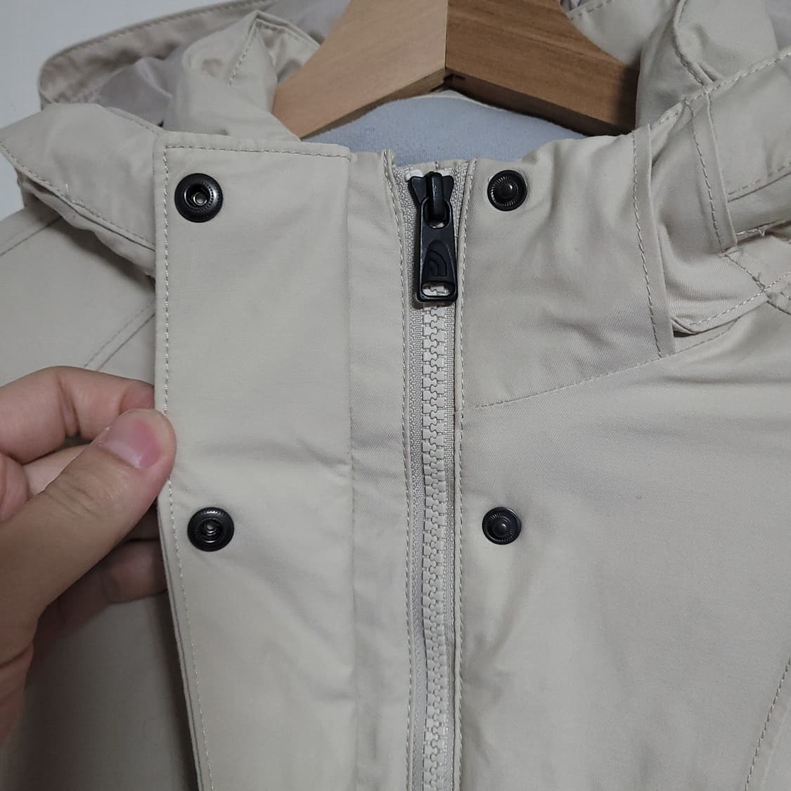 (S) 노스페이스 여성 하이벤트 롱 패딩 아이보리 상품이미지2