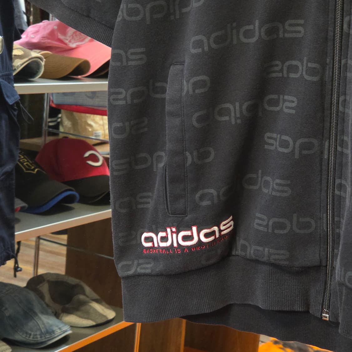 아디다스 올드스쿨 반팔 후드 상품이미지3