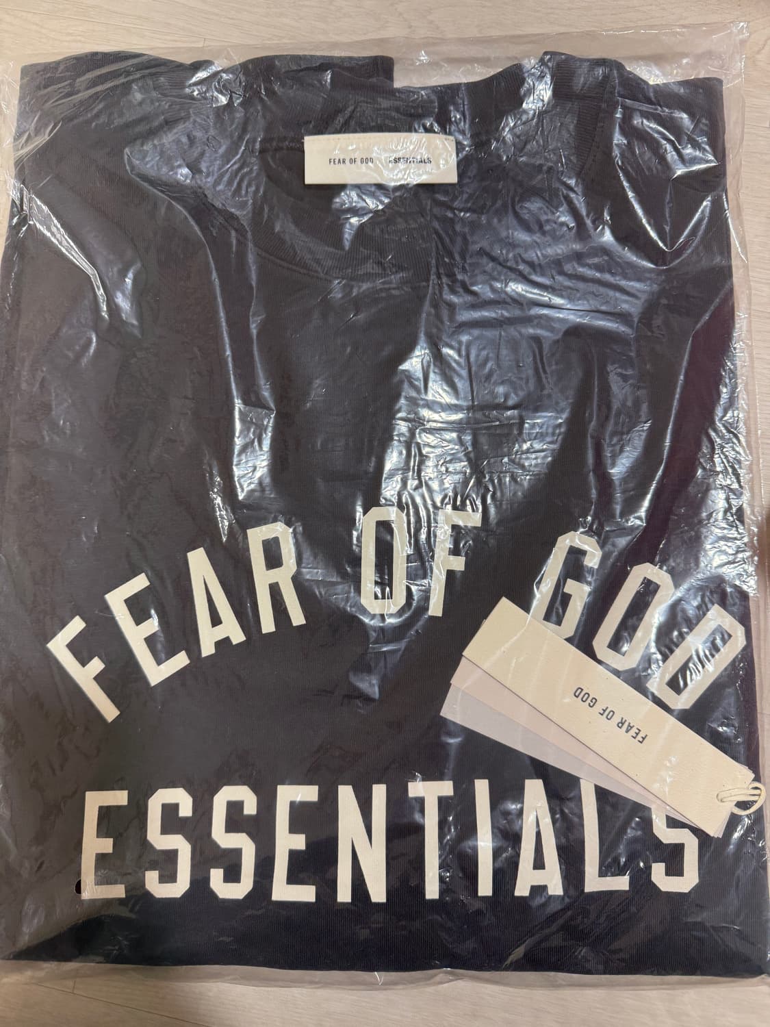 [L] 에센셜 90‘s 숏 슬리브 티셔츠 빈티지 블랙 상품이미지1