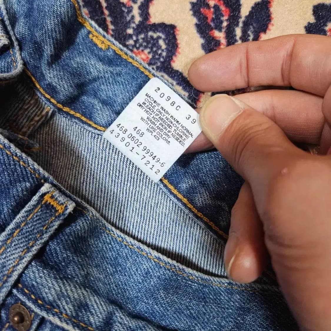 리바이스(Levis) 90's No.43901 릴렉시드핏 데님팬츠 상품이미지6