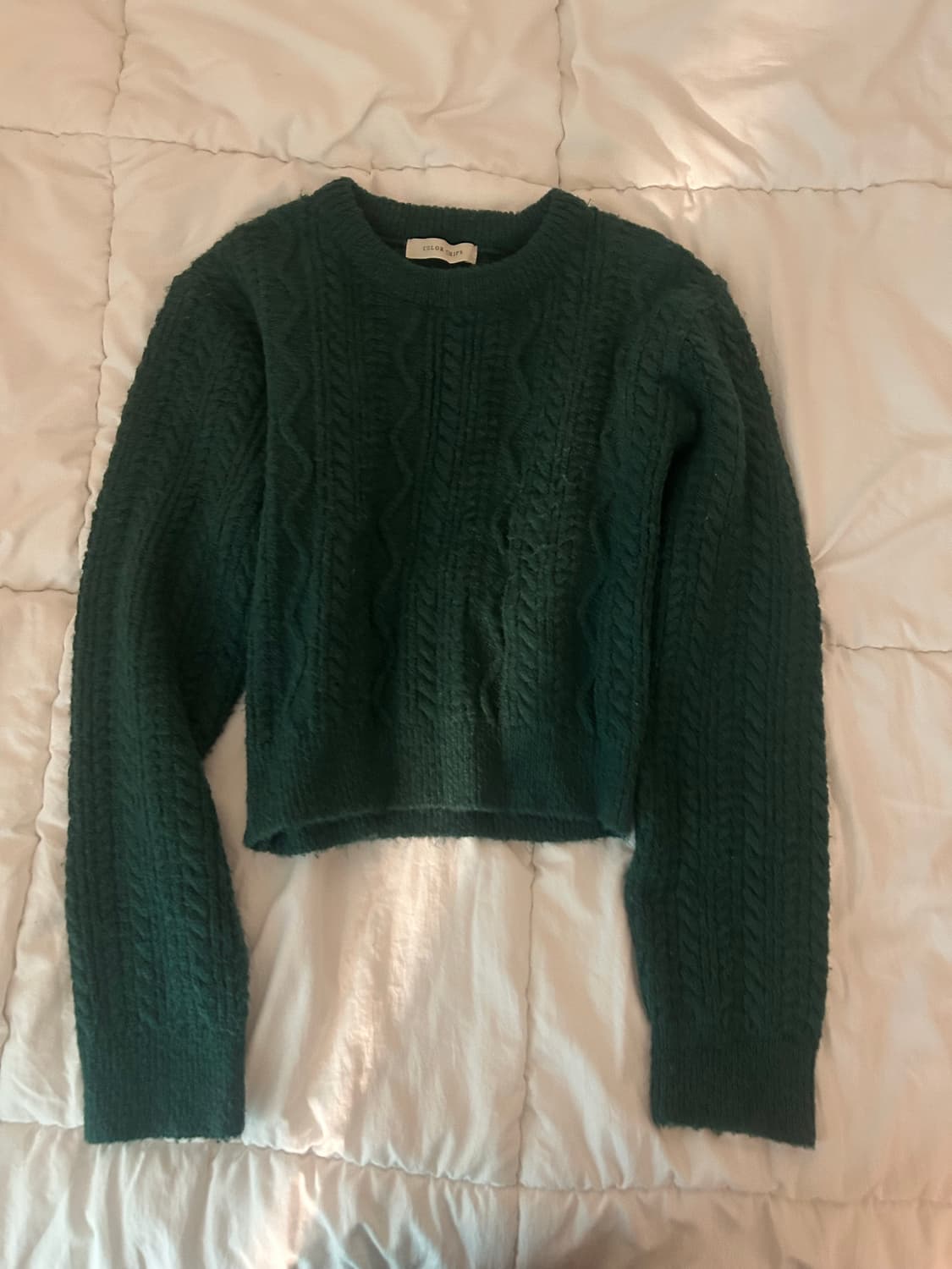 vintage knit dark green 상품이미지1