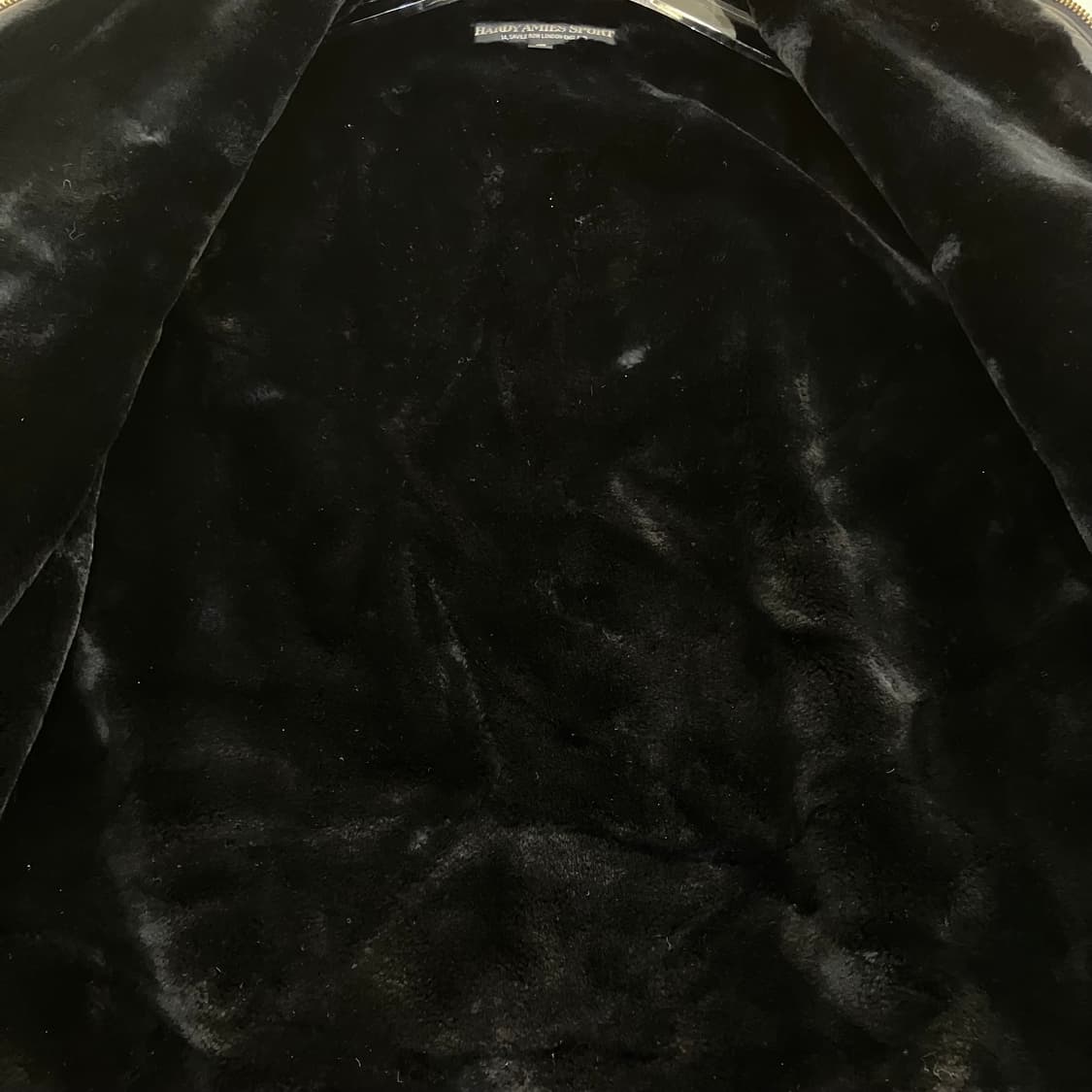 하디 에이미스 블랙 무스탕 레더 자켓 M 상품이미지6