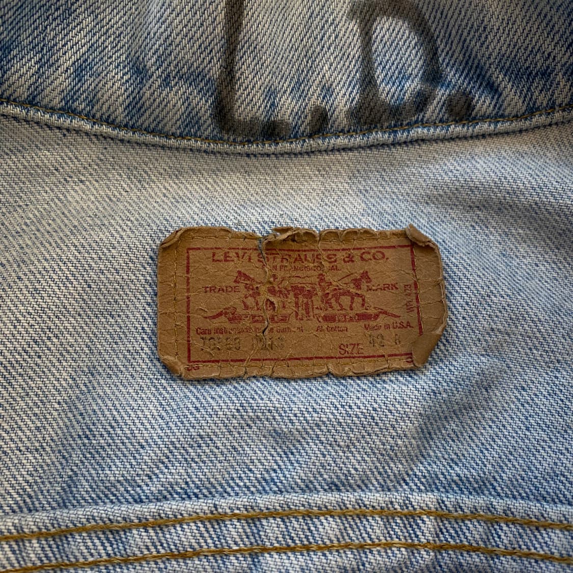 🌊90s USA Levis  70506 3rd trucker 상품이미지7