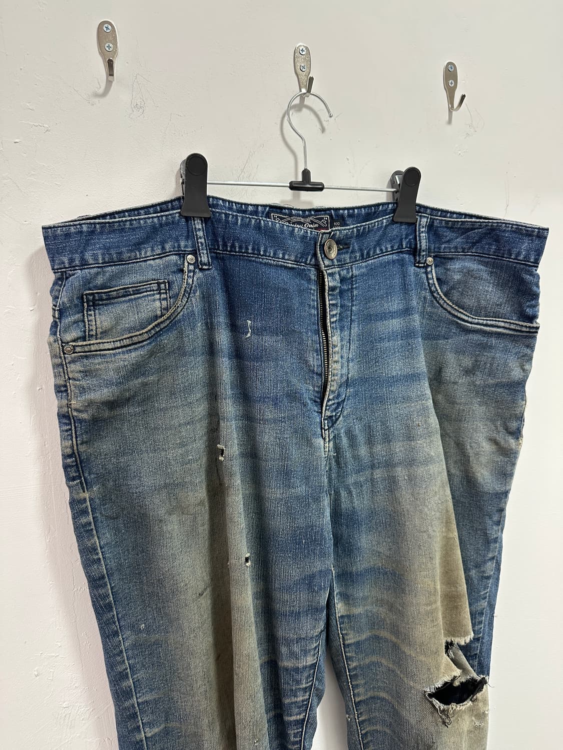 INDIAN vintage washing denim jeans 상품이미지5