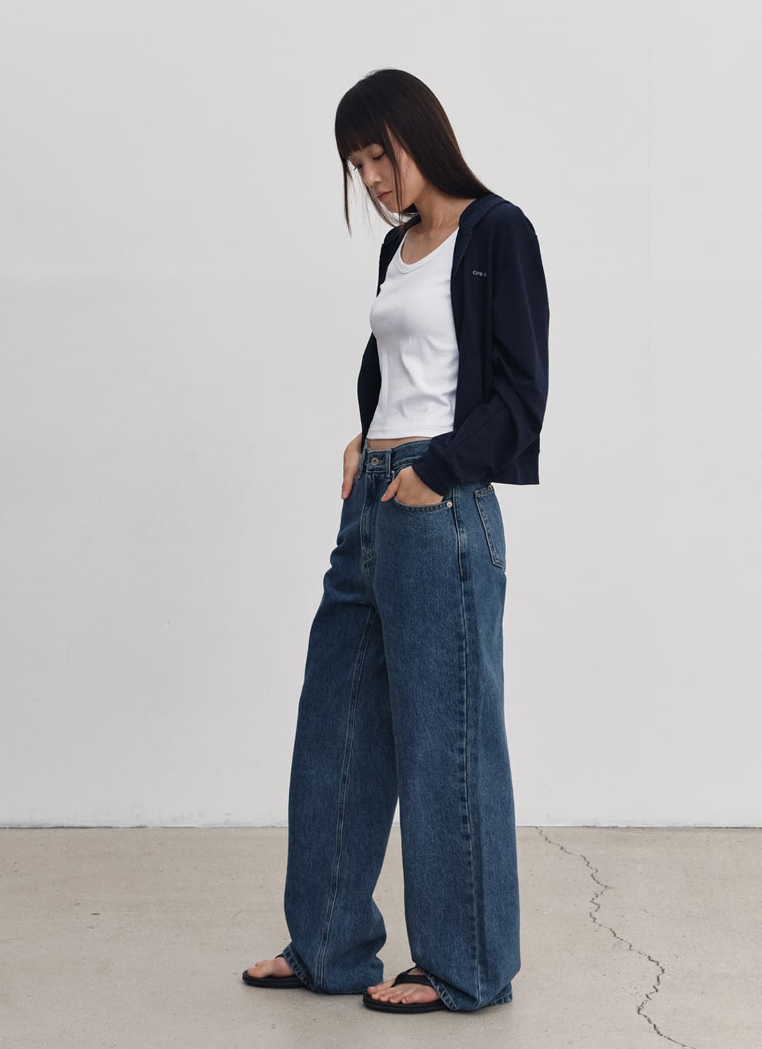 CORE DE 코어드 클래식 딥 블루 데님  상품이미지2