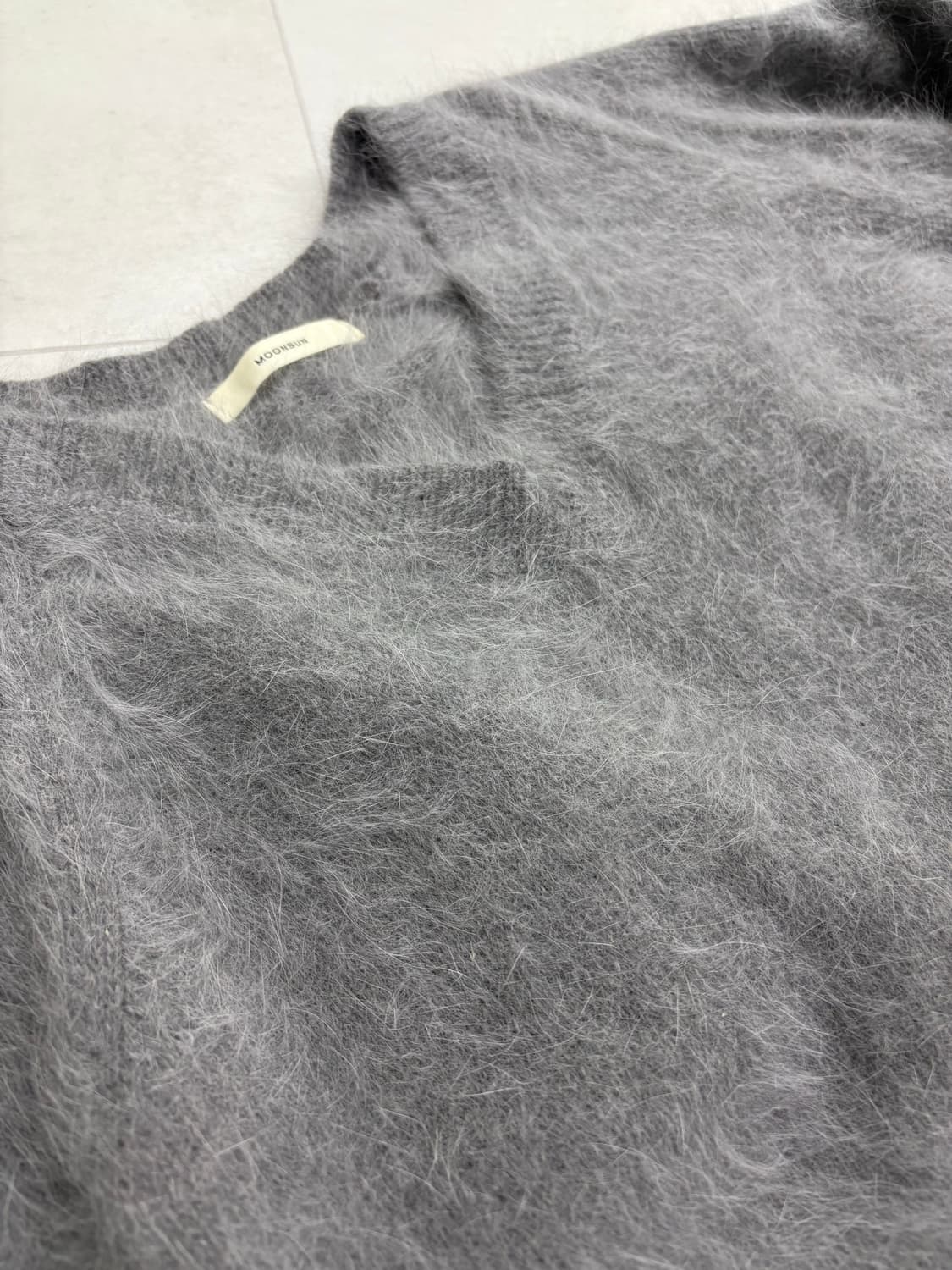 M)문선 모헤어 브이넥니트 상품이미지2