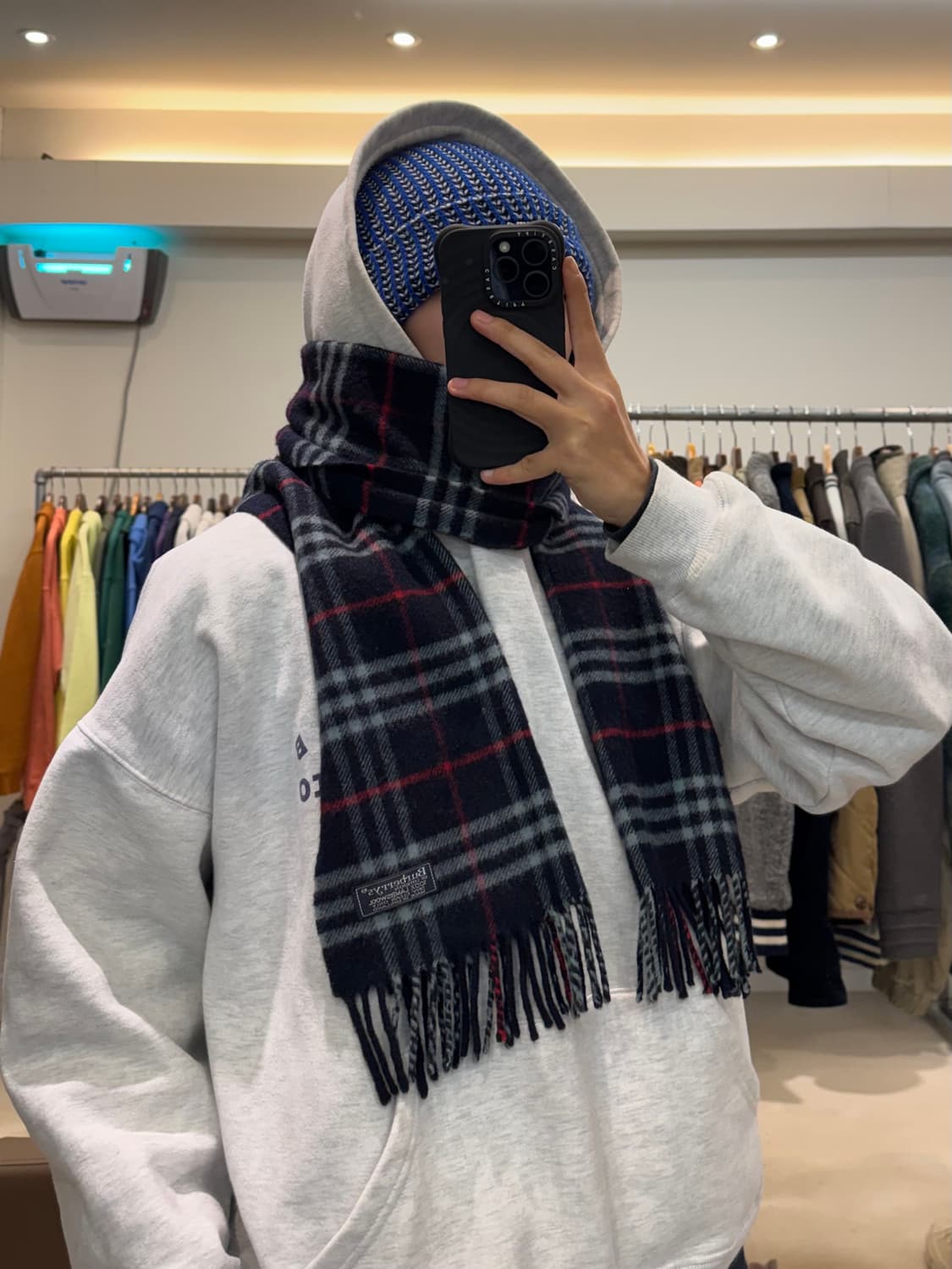 버버리 체크 머플러 상품이미지8