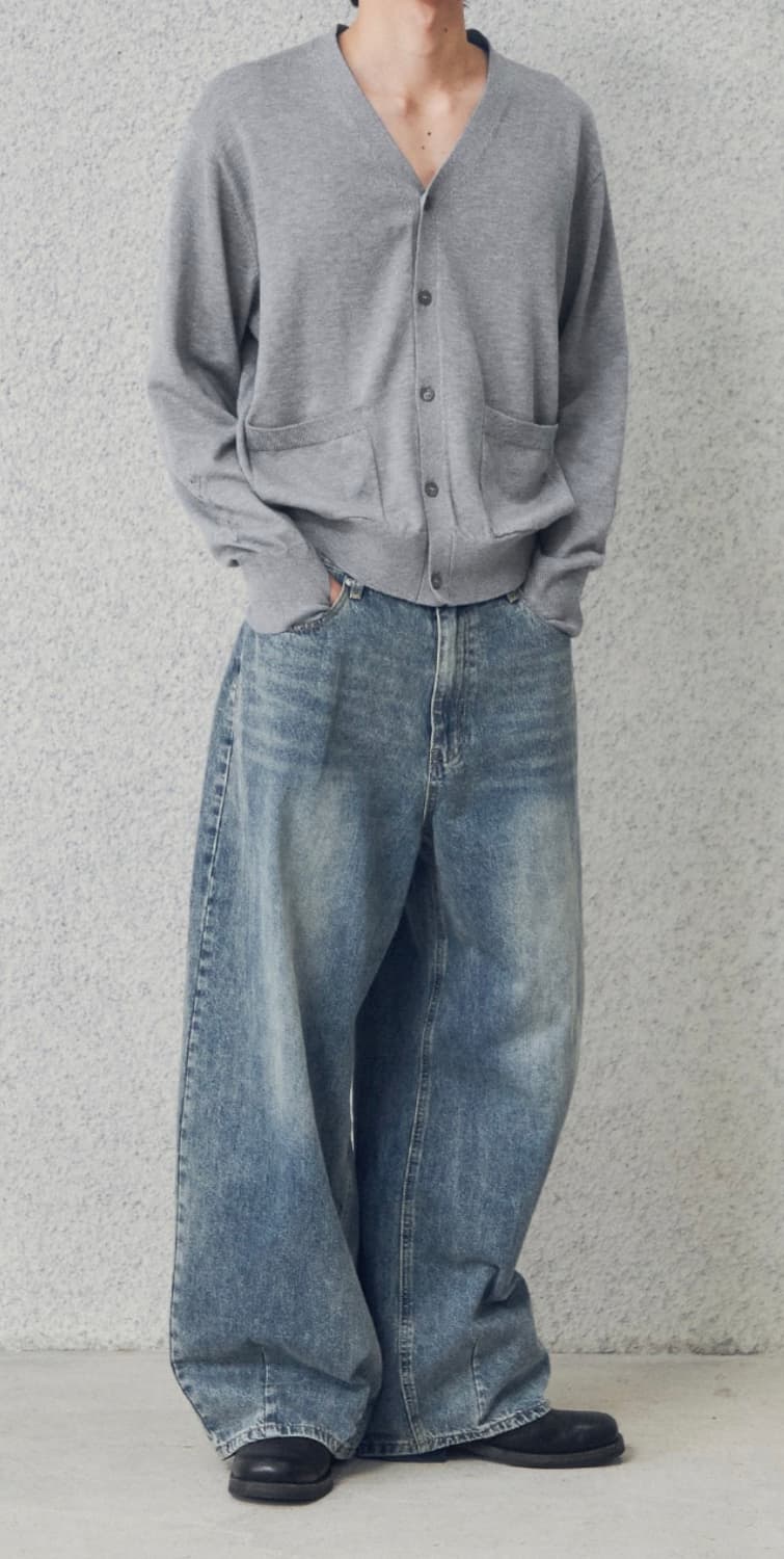 인템포무드 레이지보이 벌룬 핏 데님 L 상품이미지1