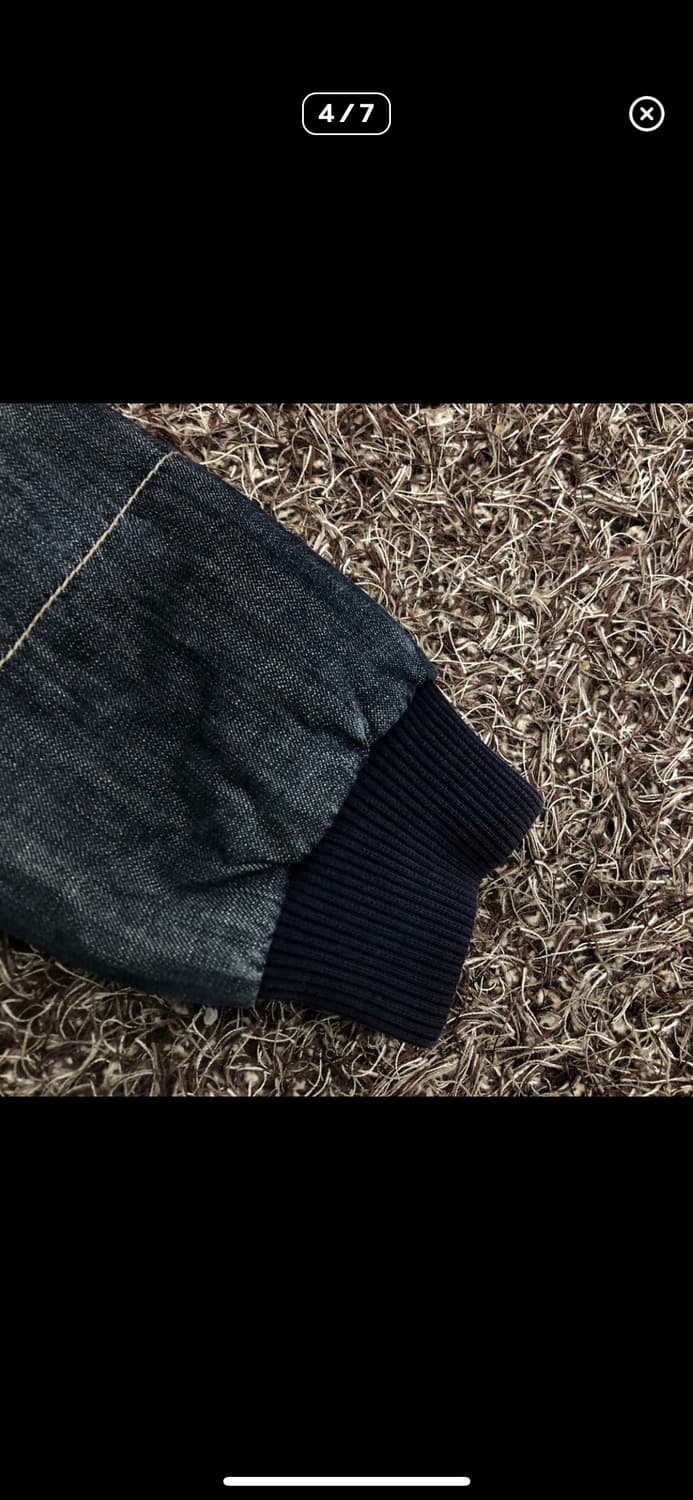 Fubu 덕다운 데님 숏 패딩 상품이미지4